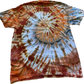 L - Hand Dyed Round Logo Tee